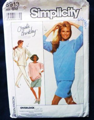 Simplicity Pattern 8913 C Brinkley Collection Knit Tops, Pants Skirt Misses Sm