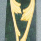 Pair of Wood Ornamental Moldings - New in Package - Swirl Paisley Feather Design