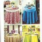 1973 Simplicity Pattern 5771 Round Tablecloth and Fitted Top Cloth