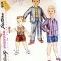 Vintage Simplicity Pattern 019 Toddler Boys Sz 3 Jacket Vest and Pants