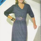 Butterick See and Sew Pattern 5114 1970s Dress Misses Size 8-10-12