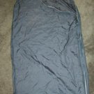 Arrow Zippered Garment Clothing Travel Bag - Dark Blue