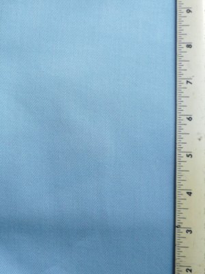 Chambray Light Blue Twill Fabric 26 inch x 60 inch