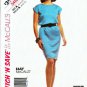McCalls Uncut Easy Pattern 5410 Misses Sleeveless Dress Sizes 8 10 12