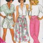 Butterick Pattern 3773 Culottes Pants Flared Skirt Ladies Size 6-8-10
