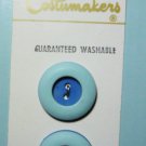 Vintage Costumakers Set of Two - 2 Tone Blue Buttons