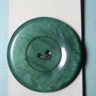 Large Green Button on Card Coat Size by Schwanda Vintage
