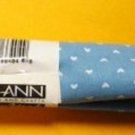 Fat Quarter Blue with Hearts - Cotton Fabric - 18 x 22 Inch New Fat Quarter Blue with Hearts - Cotton Fabric - 18 x 22 Inch New