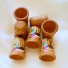 Vintage Duck Thimble Hand Painted Turned Wood - Excellent Condition