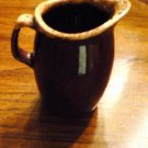 Vintage Hull Mirror Brown Drip Creamer Syrup Pitcher