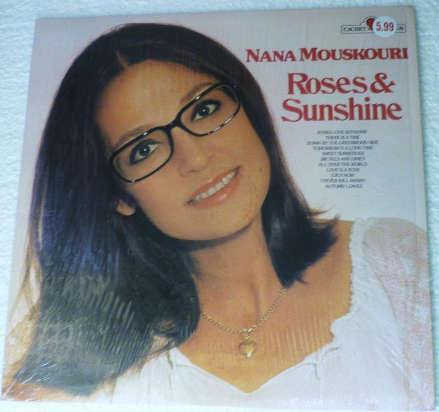 Roses and Sunshine lp - Nana Mouskouri - Import