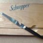 Schweppes Cutting Board and Knife Set Good Cond Original 1960s?