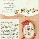 Christmas Card w/Lamb Personal Notation Vintage 1943 Christmas Card w/Lamb Personal Notation Vintage 1943