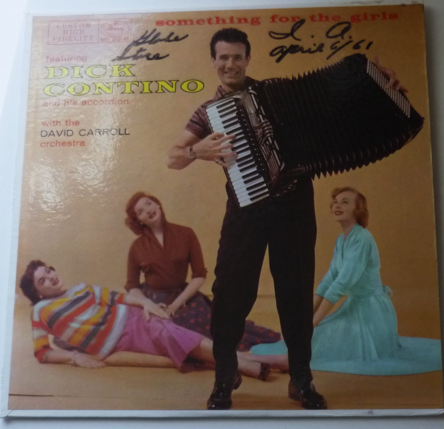 Something For The Girls Lp By Dick Contino And His Accordion