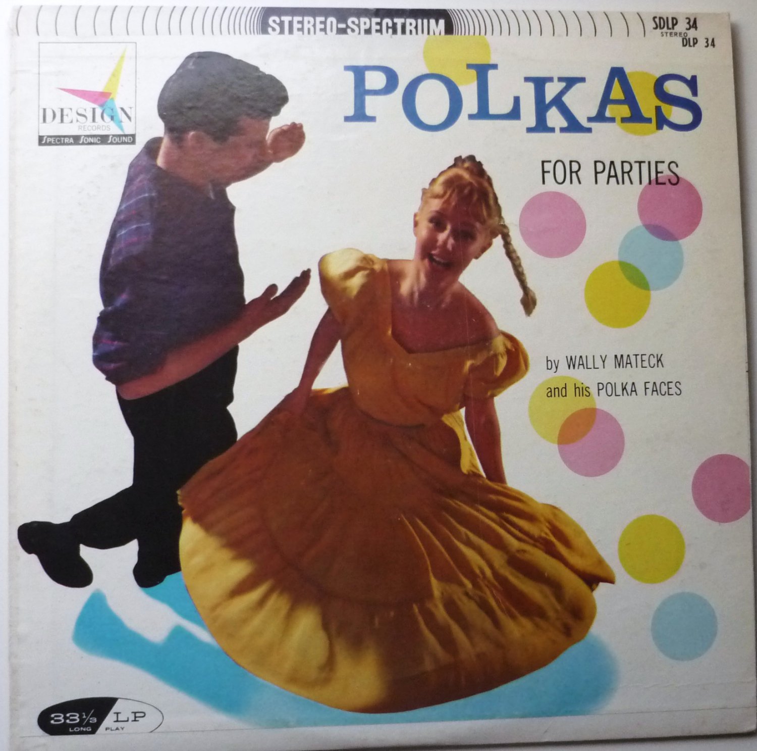 Polkas for Parties lp by Wally Mateck