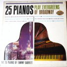 25 Pianos Play Evergreens of Broadway Tommy Garrett