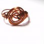 Handcrafted Copper Wire Spiral Wrapped Ring Size 9 Flower Abstract