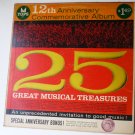 12th Anniversary Commemorative Album lp 25 Great Musical Treasures 12th Anniversary Commemorative Album lp 25 Great Musical Treasures