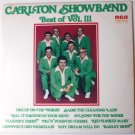 Best of Vol 111 Autographed lp by Carlton Showband Best of Vol 111 Autographed lp by Carlton Showband