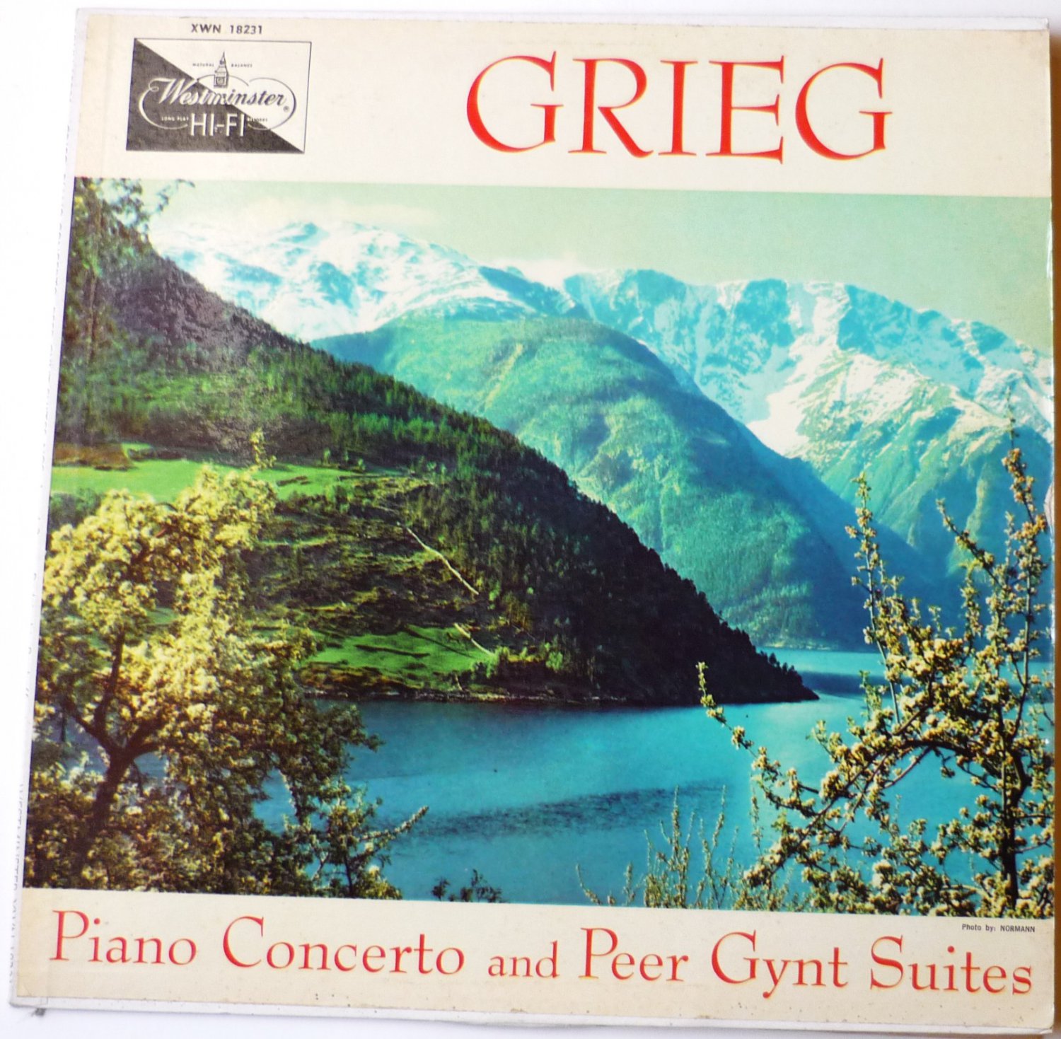 Grieg Lp By Peer Gynt Suites Piano Concerto