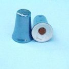 Blue Iridescent Lustreware Luster Ware Salt Pepper Shakers Marked Japan Vintage