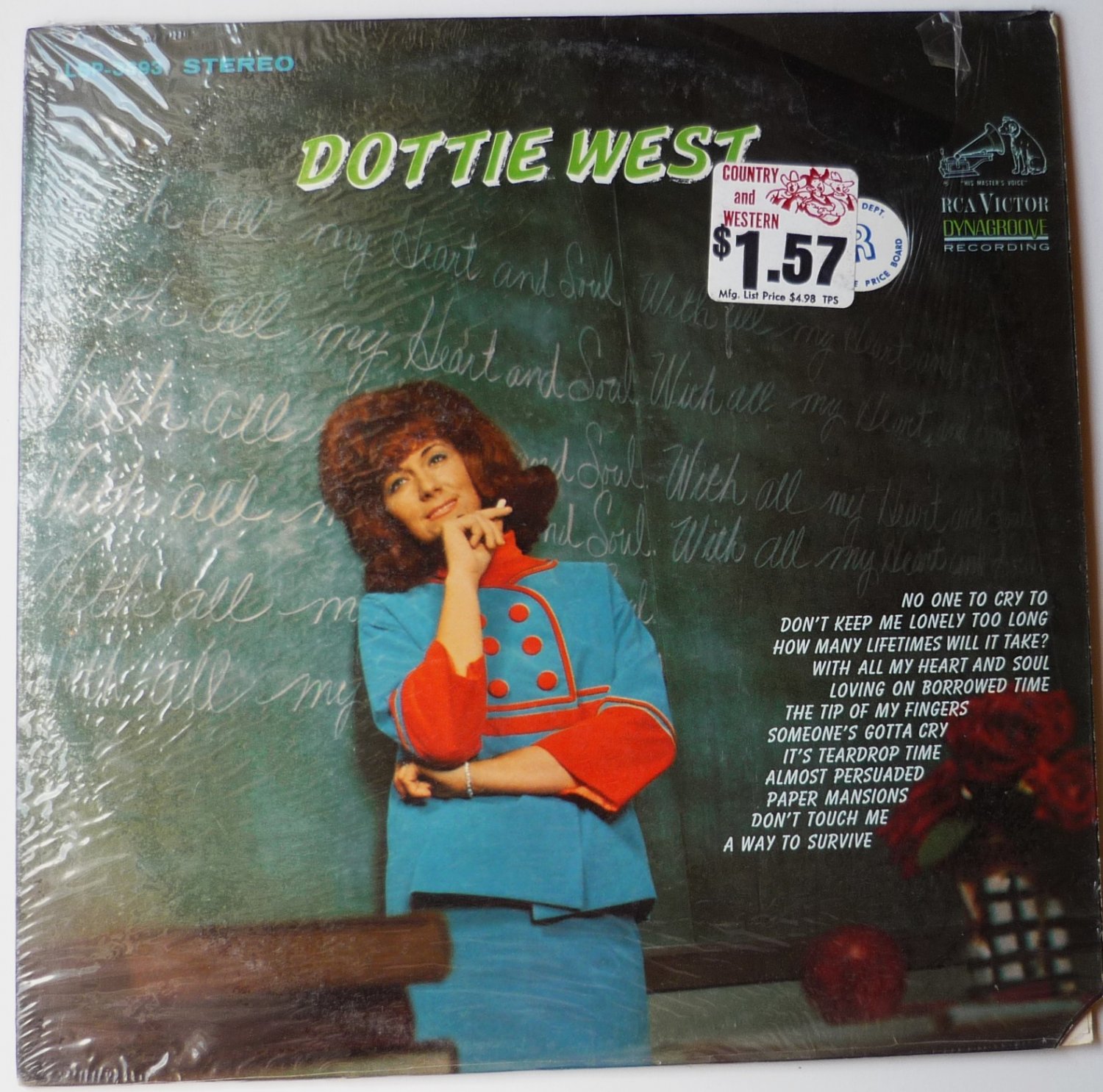 With All My Heart and Soul lp by Dottie West