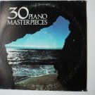 30 Piano Masterpieces lp by Various Artists