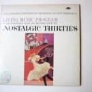 A Living Music Program: Nostalgic Thirties lp