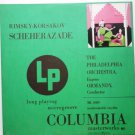 Rimsky Korsakov Scheherazade lp The Philadelphia Orchestra