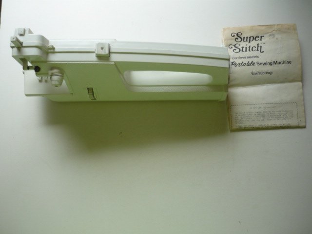 Super Stitch Portable Cordless Sewing Machine - 1973 - Unused