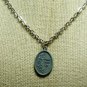 St Anthony Charm Silver metal PRAY FOR US pendant Necklace
