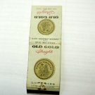 Old Gold Straights Matchbook Cover