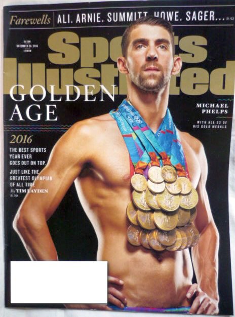 Sports Illustrated Magazine December 26 2016 Michael Phelps on Cover