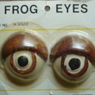 New in Package Pair of Vintage Ceramic Frog Eyes Beads for Macrame Crafting New in Package Pair of Vintage Ceramic Frog Eyes Beads for Macrame Crafting