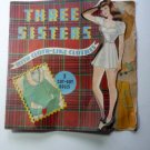 Three Sisters Cut-out Paper Dolls Original Book Uncut Vintage 1942 Whitman Three Sisters Cut-out Paper Dolls Original Book Uncut Vintage 1942 Whitman