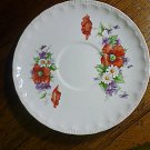 Poppy Pattern Saucer by POPE GOSSER - Vintage - Rare