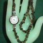 Smoky Quartz Double Strand Gemstone Watch - New in Box -
