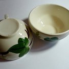 Vintage Blue Ridge Baltic Ivy Pattern Tea or Coffee cups Set of Two