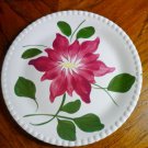 Dahlia Luncheon Plate by Southern Potteries Blue Ridge Pottery 9.25 Inch Dahlia Luncheon Plate by Southern Potteries Blue Ridge Pottery 9.25 Inch