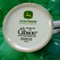 John Deere Coffee Mug Gibson Moline Illinois Kid Dog Dad Tractor - Unused - Rare