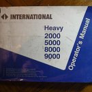 International 2000 5000 8000 9000 Heavy Truck Operator Maintenance Manual 1994