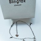 Sea World Motif Ankle Bracelet 9.25 Sterling by BlingFox - NIB