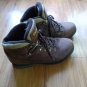 LaCrosse 7671 Brown Lace-Up Leather Ankle Boots Women's US 10M