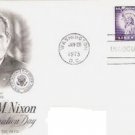 Richard Nixon Inaugural fdc Jan 20, 1973 w/ 3 and 11 cent Liberty Stamps