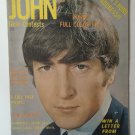 John Lennon Teen Screen Life Story The Beatles Magazine Back Issue 1964