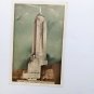New York Empire State Building With Blimp Postcard Posted 1934