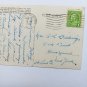 New York Empire State Building With Blimp Postcard Posted 1934