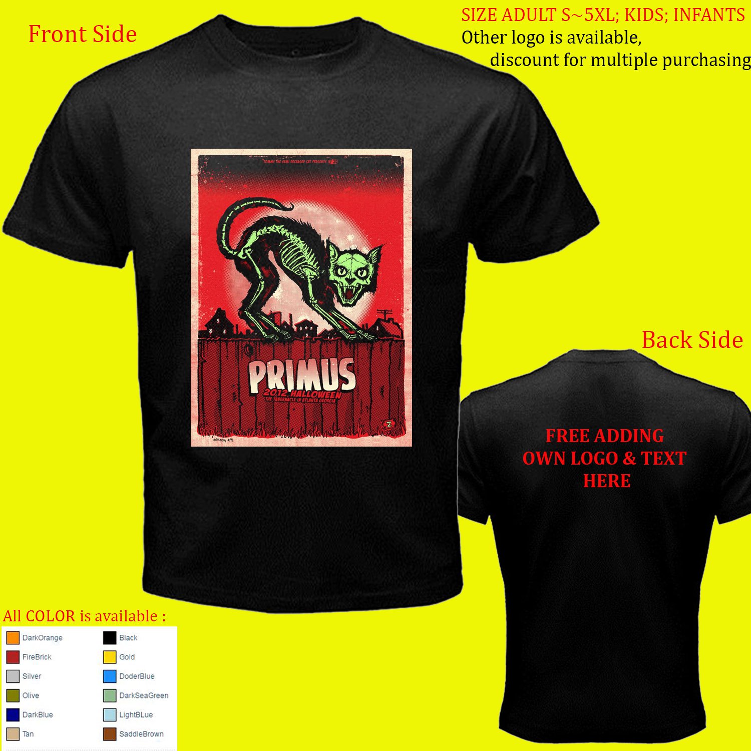 primus t shirt uk