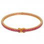 Pick Any - Emerald Ruby Sapphire Studded 925 Sterling Silver Bracelet Bangle NSB-1053-1055