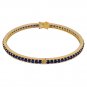 Pick Any - Emerald Ruby Sapphire Studded 925 Sterling Silver Bracelet Bangle NSB-1053-1055